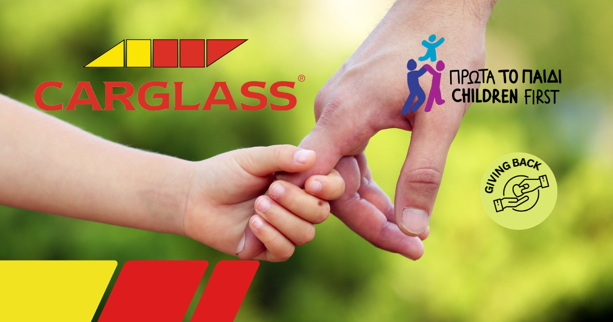 Η Carglass® στηρίζει το «Πρώτα το Παιδί» στο πλαίσιο του Giving Back