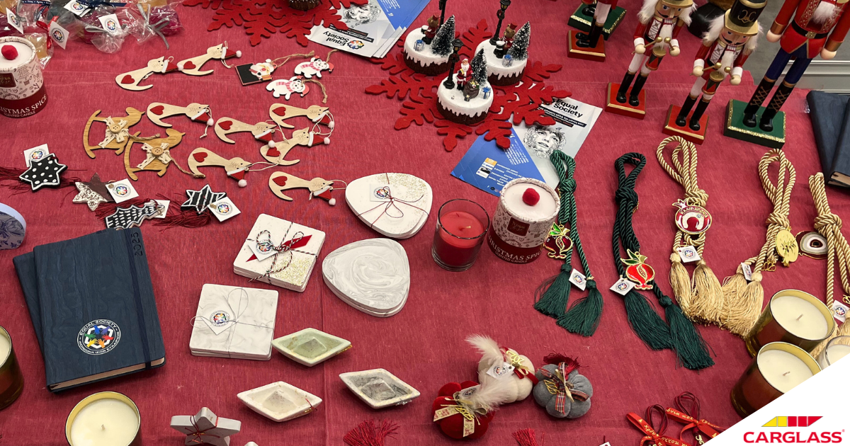 Carglass xmas Bazaar equal society 2024